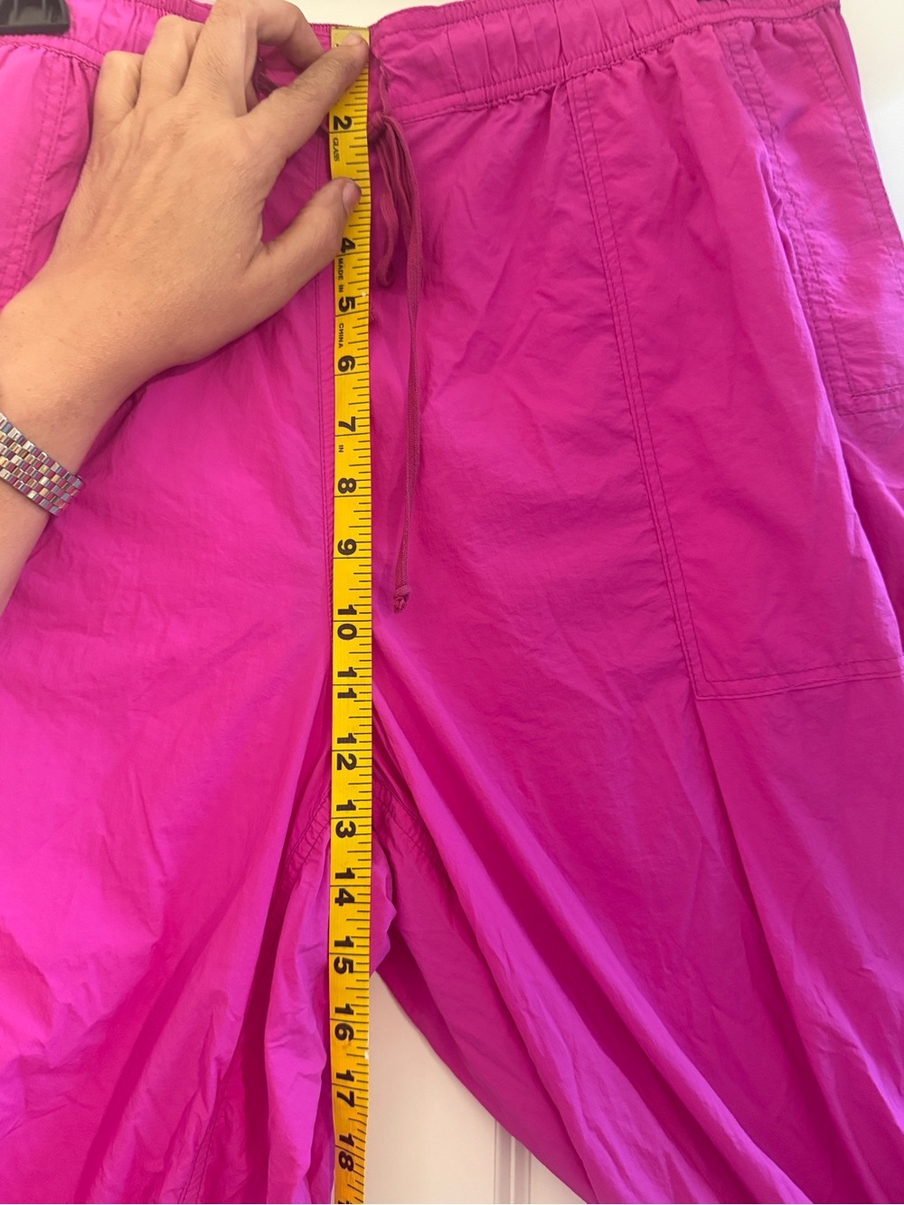 Daily Practice Anthropologie Base Jump Parachute Pants Ladies M Pink - Picture 3 of 6